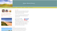 Desktop Screenshot of dunesbeachhouse.com